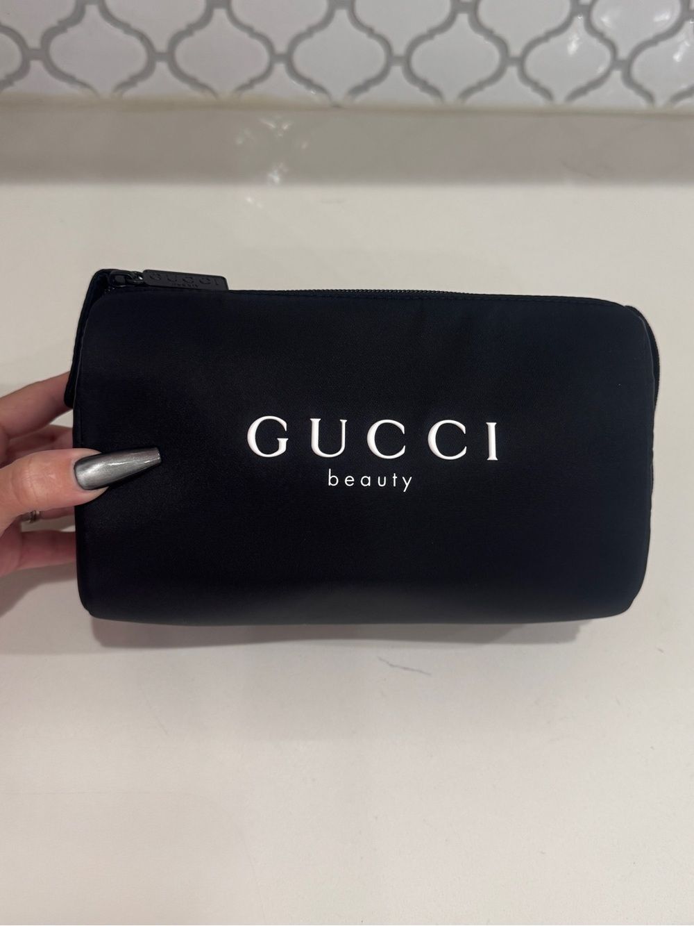 Gucci Beauty Black Toiletry Bag Dopp Kit NWT